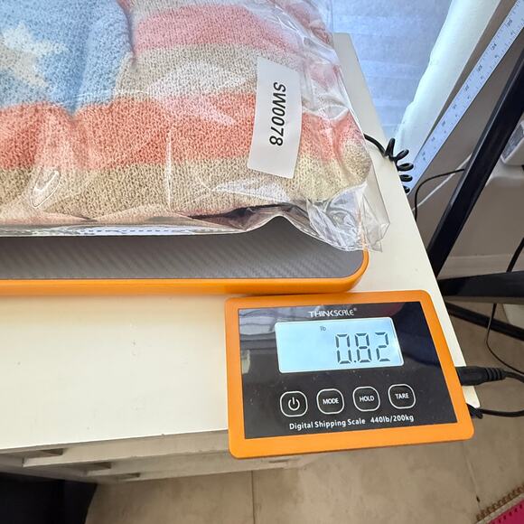 Vici American Flag Oversized Sweater Size S Fuzzy Textured‎ Festival Patriotic - Picture 10 of 10